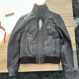 Leather jacket